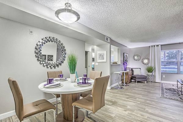 Dining area at The Marlow Apartments