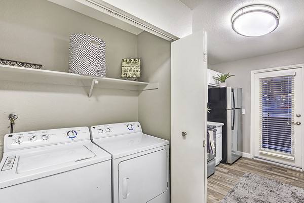 Laundry room at The Marlow Apartments
