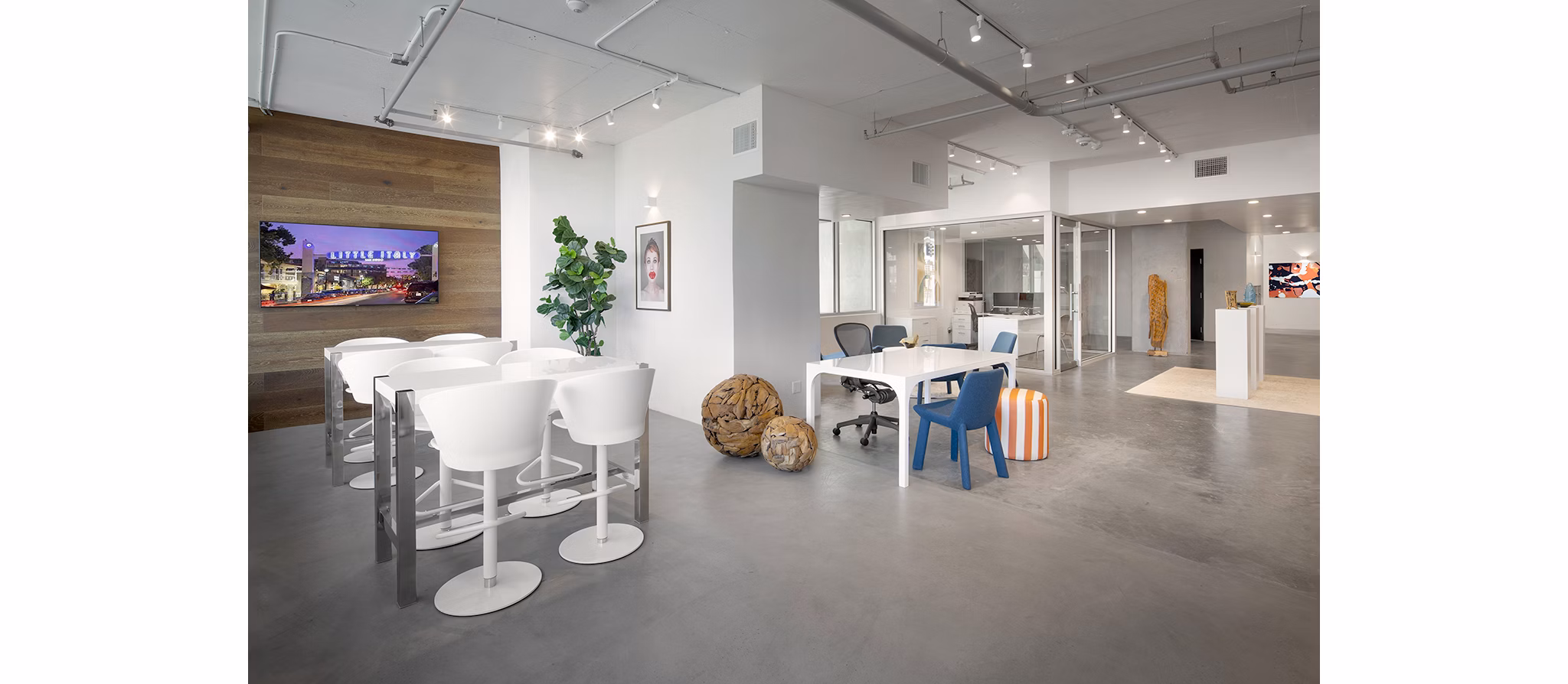 Cielo Apartments: Elegant clubhouse interior with cozy seating and modern decor