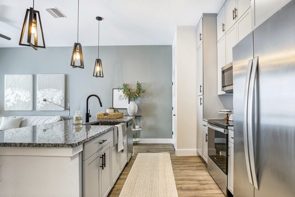 kitchen at Prime Apartments