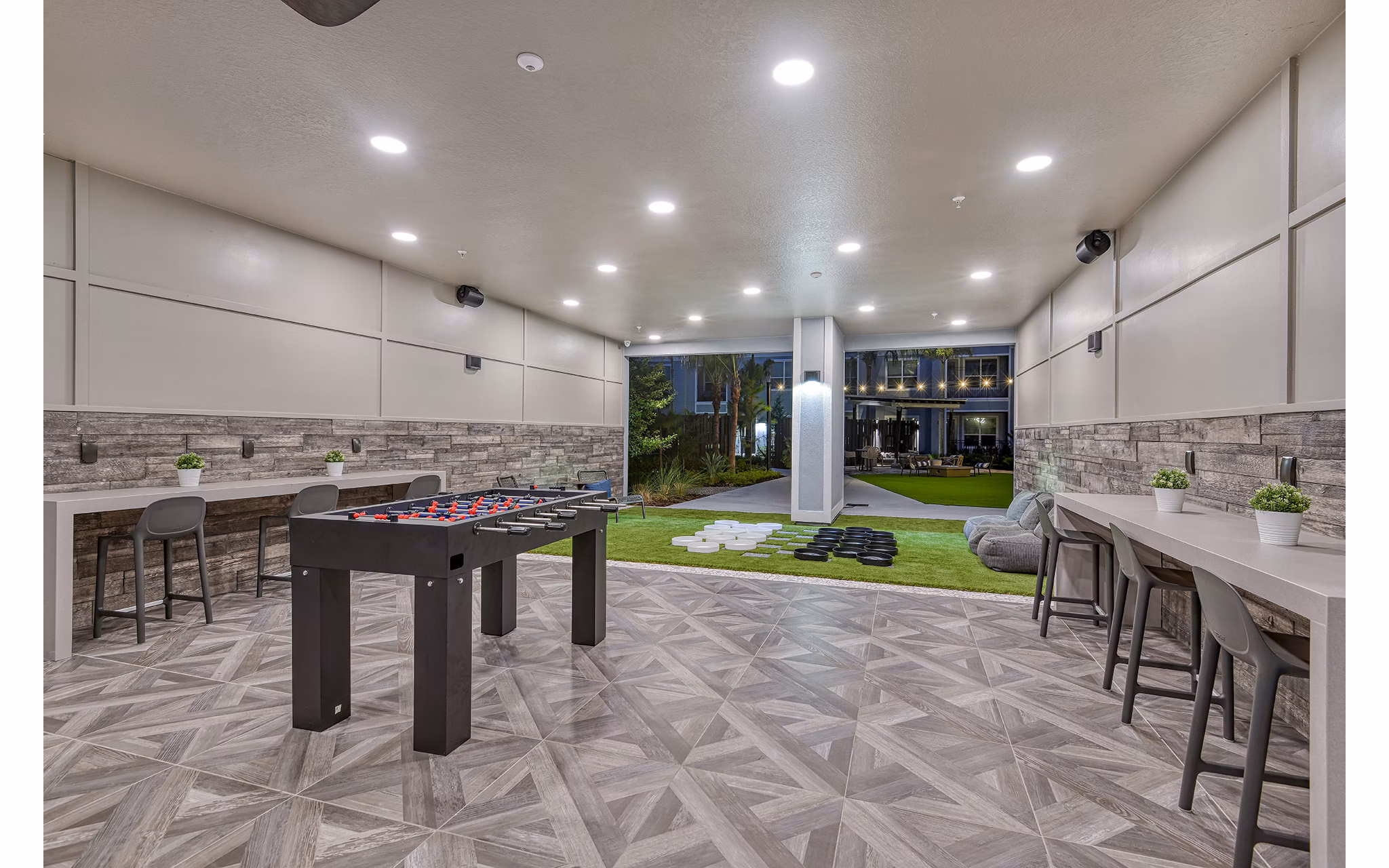 recreational area/patio at Prime Apartments