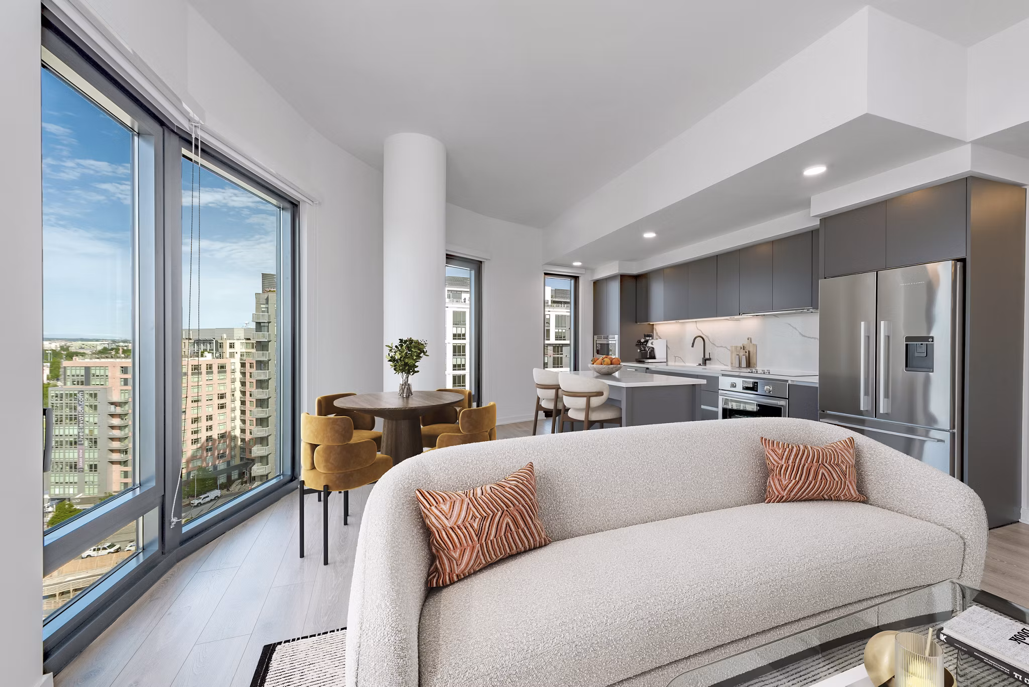 Gantry Penthouses: Luxurious city-view penthouses in downtown with modern design, spacious interiors, and premium amenities