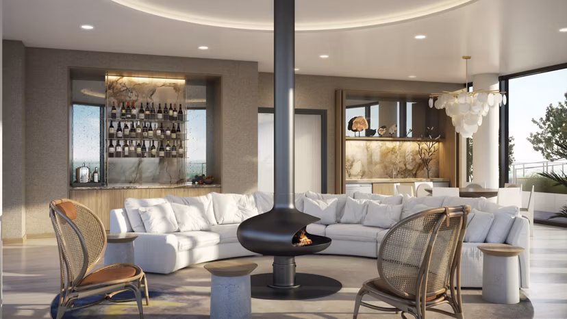 rendering at The Gantry Apartments