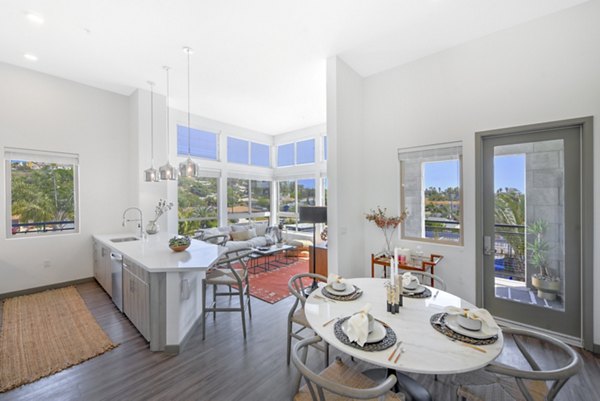 dining area at Persea Apartments 