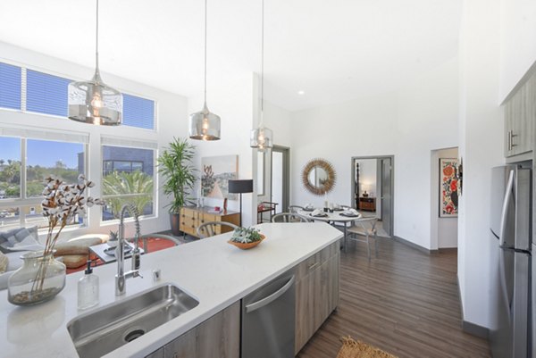 kitchen at Persea Apartments 