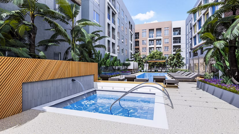 rendering at Broadstone Archive Apartments