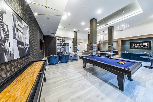 game room at Broadstone McKinney Apartments