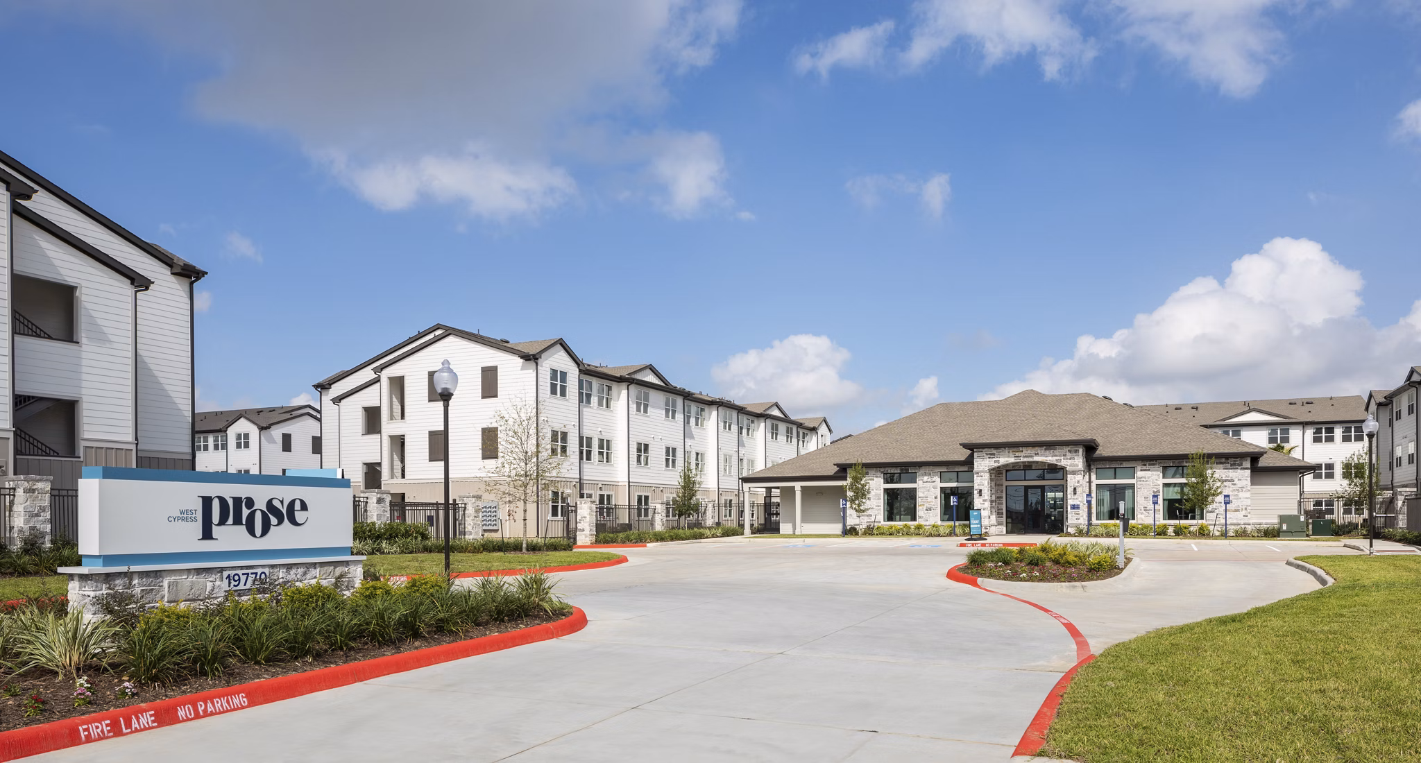 exterior at Emory West Cypress Apartments