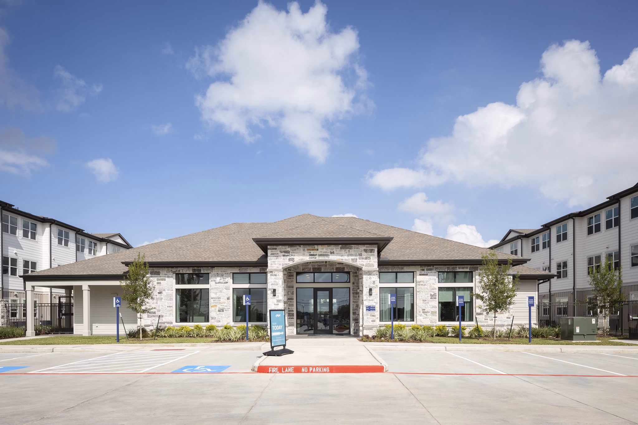 exterior at Emory West Cypress Apartments