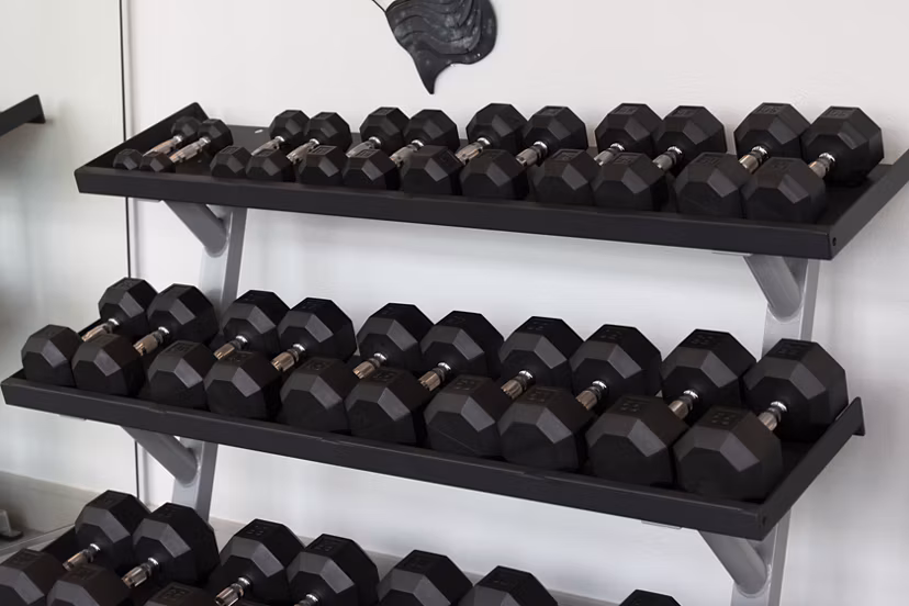 fitness center at Emory West Cypress Apartments