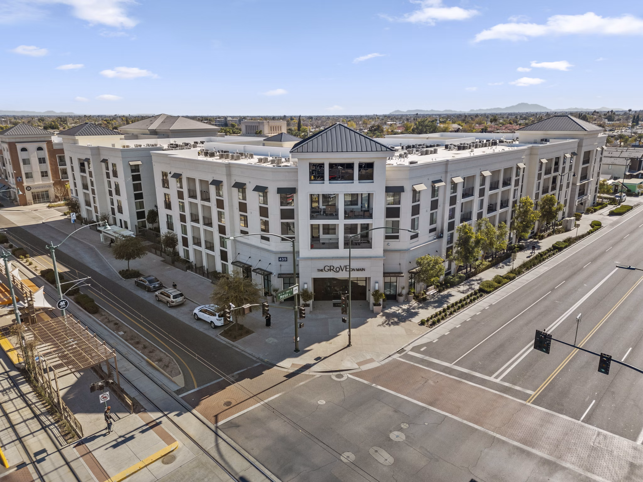 building/exterior at The Grove on Main Apartments