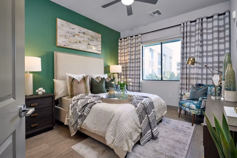 bedroom at The Grove on Main Apartments