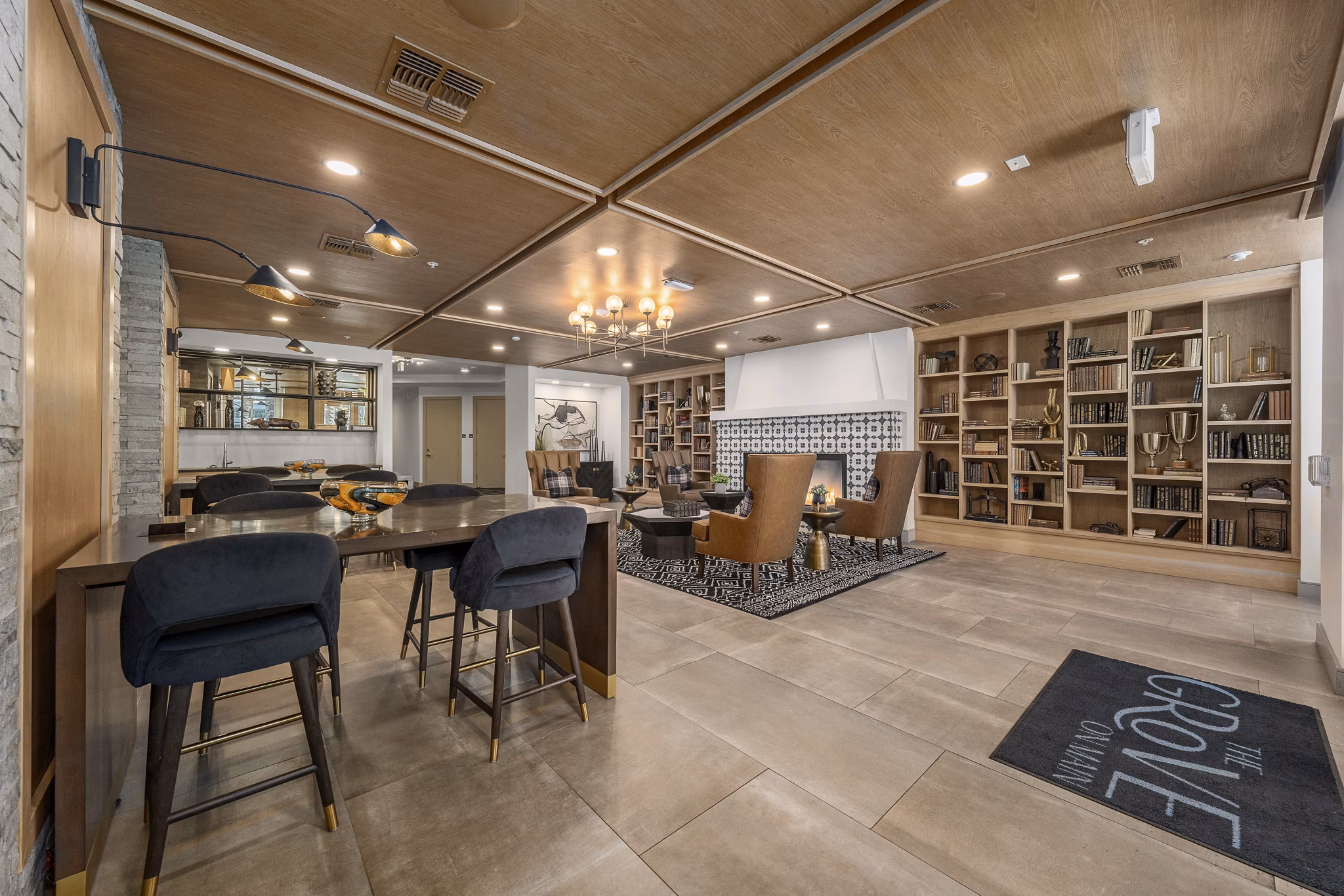 clubhouse at The Grove on Main Apartments