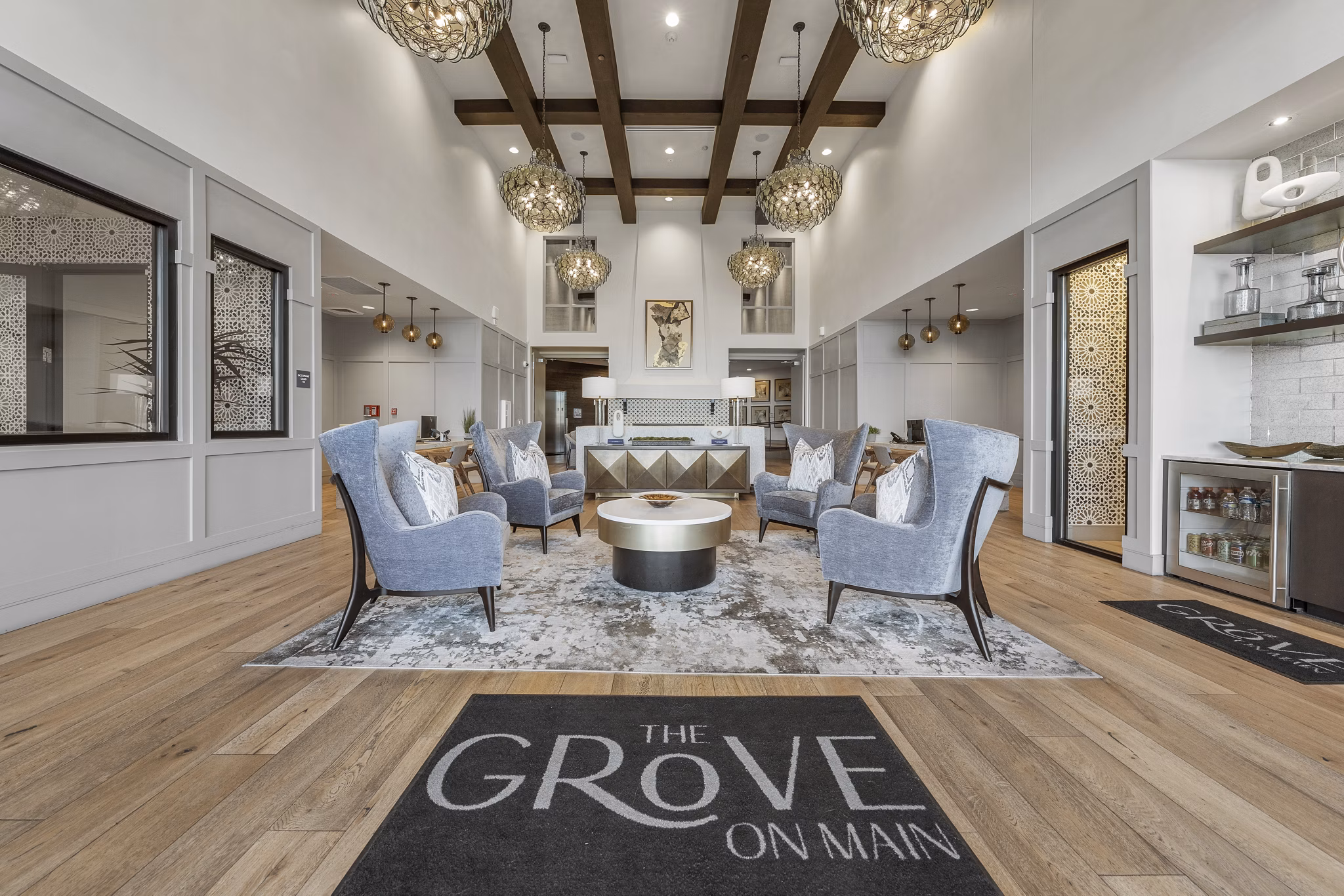 clubhouse at The Grove on Main Apartments