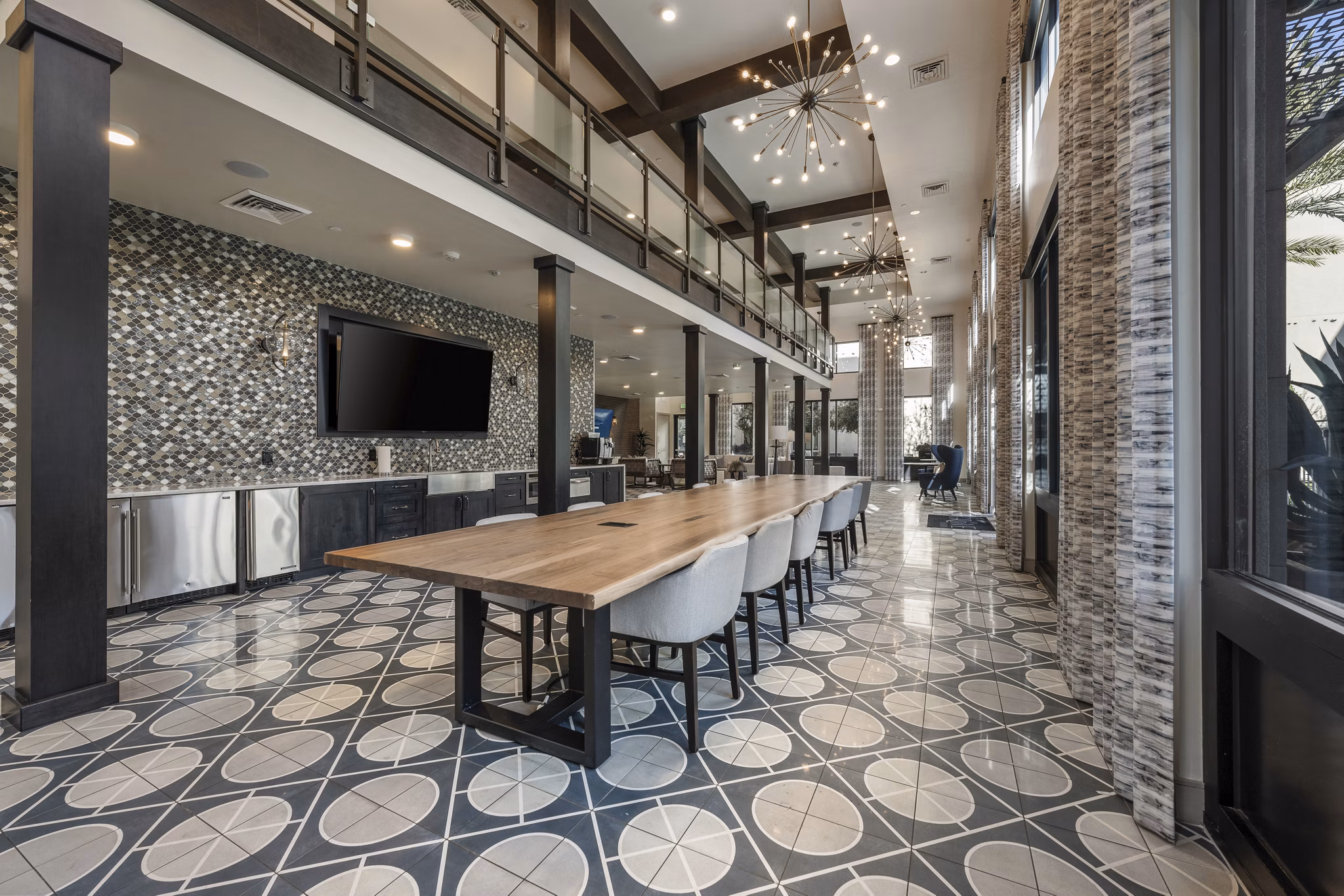clubhouse at The Grove on Main Apartments