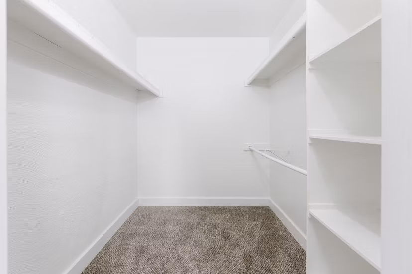 bedroom closet at Vida46 Apartments