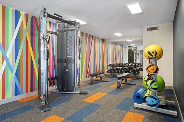 fitness center at Vida46 Apartments