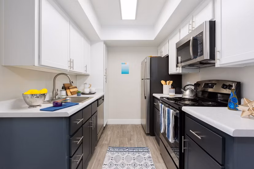 kitchen at Vida46 Apartments