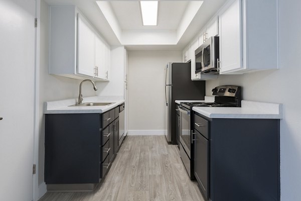 kitchen at Vida46 Apartments