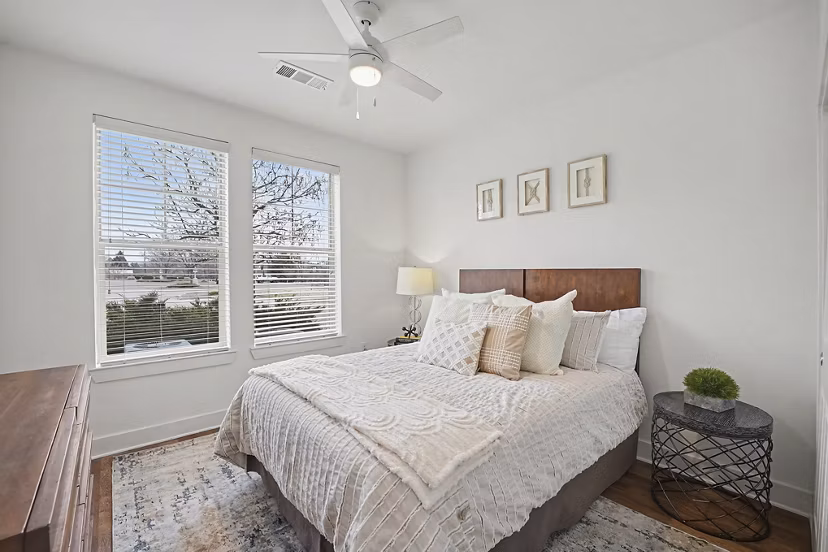 bedroom at Arvada Station Apartments