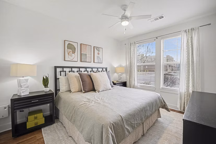 bedroom at Arvada Station Apartments