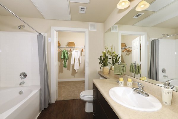 bathroom at Arvada Station Apartments