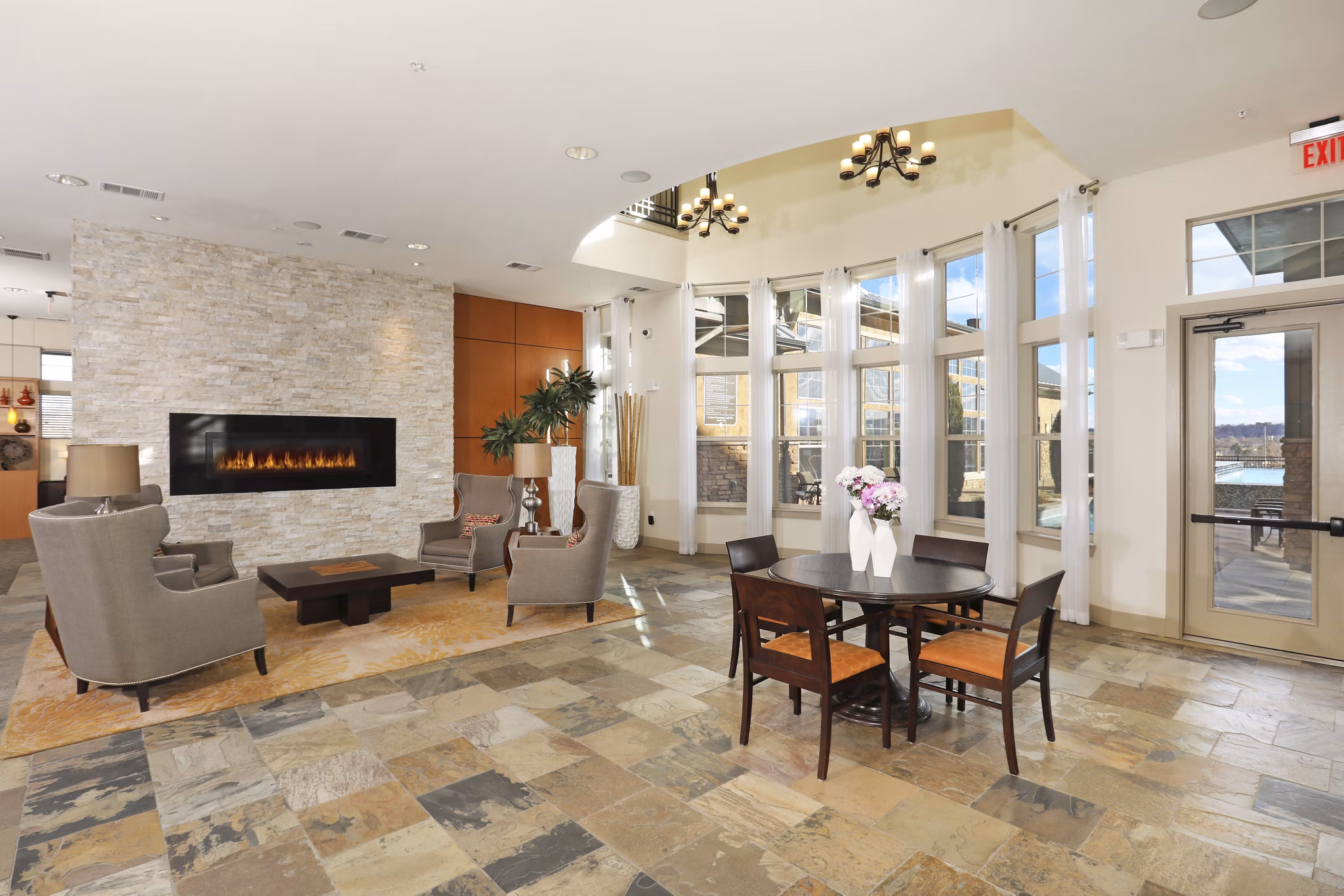 clubhouse at Arvada Station Apartments