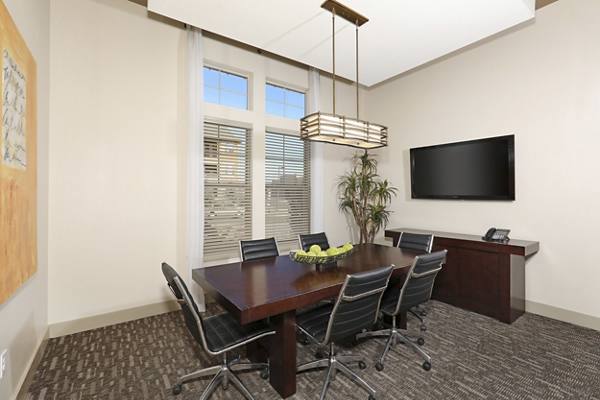 business center at Arvada Station Apartments