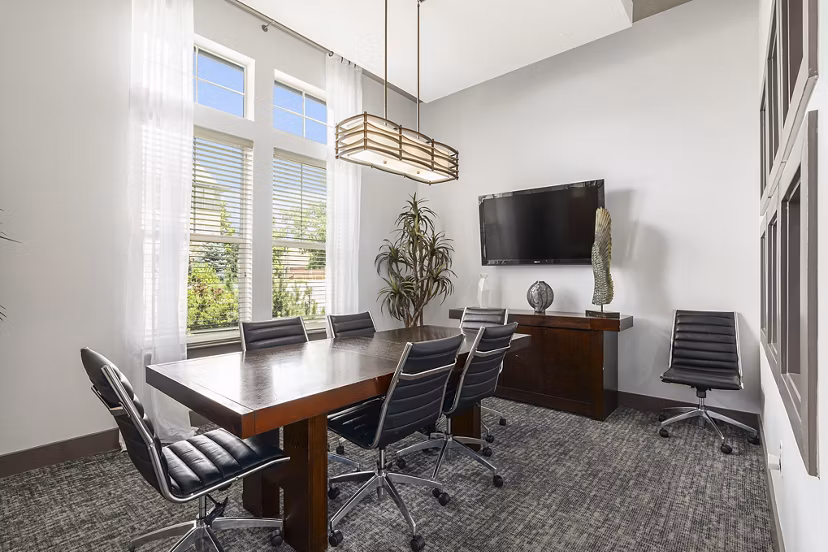 clubhouse at Arvada Station Apartments
