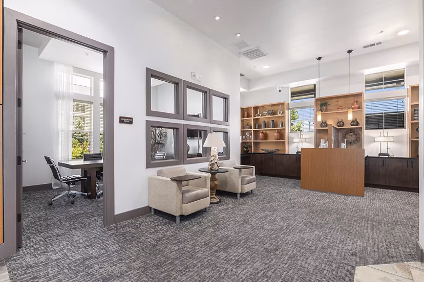 clubhouse at Arvada Station Apartments
