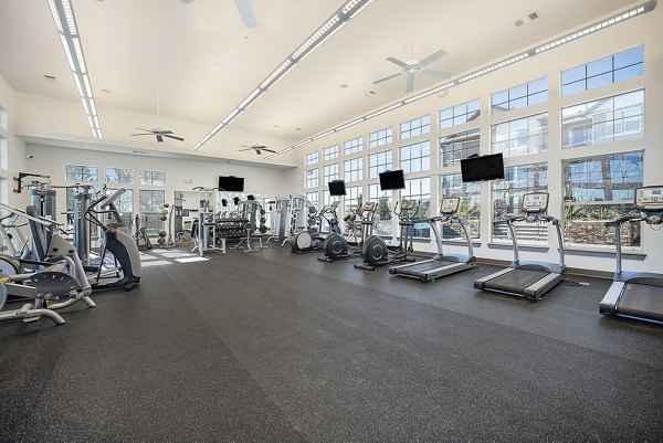 fitness center at Arvada Station Apartments