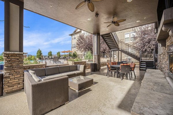 grill area at Arvada Station Apartments