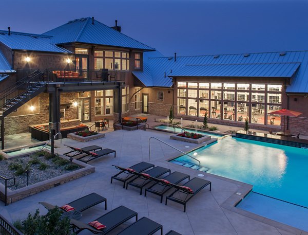 pool at Arvada Station Apartments