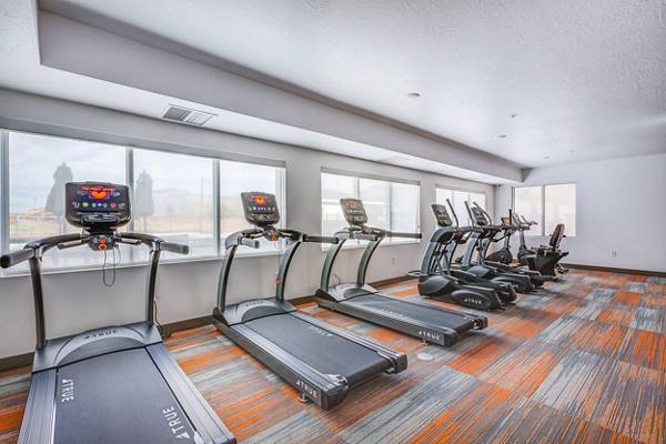 fitness center at 11 West Apartments