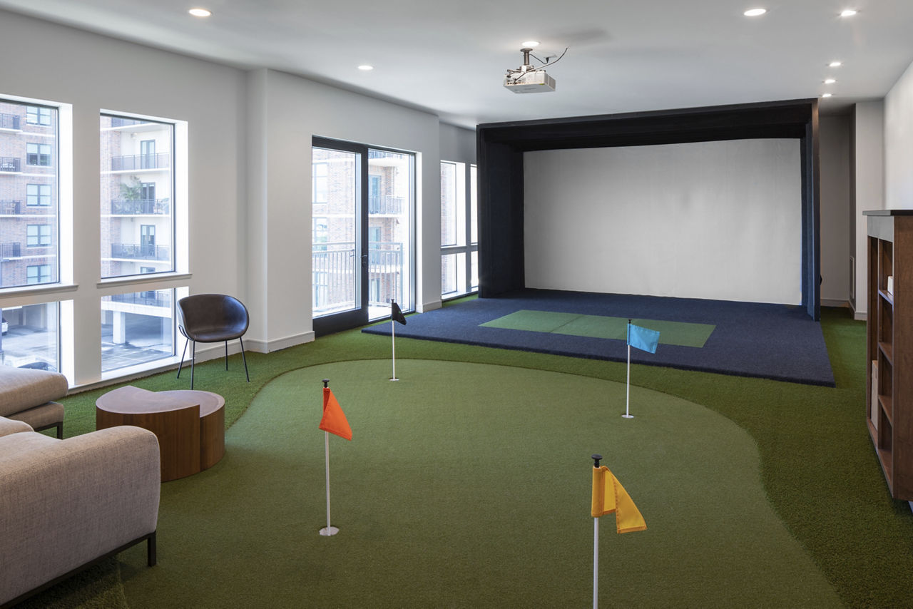 Game room at Chelsea Museum District