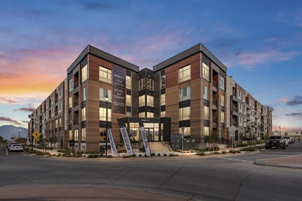 Upper West Apartments: Contemporary architecture high-rise in urban setting