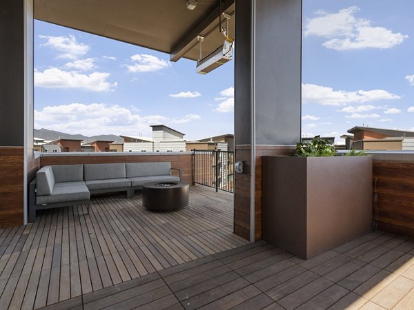 patio at Upper West Apartments