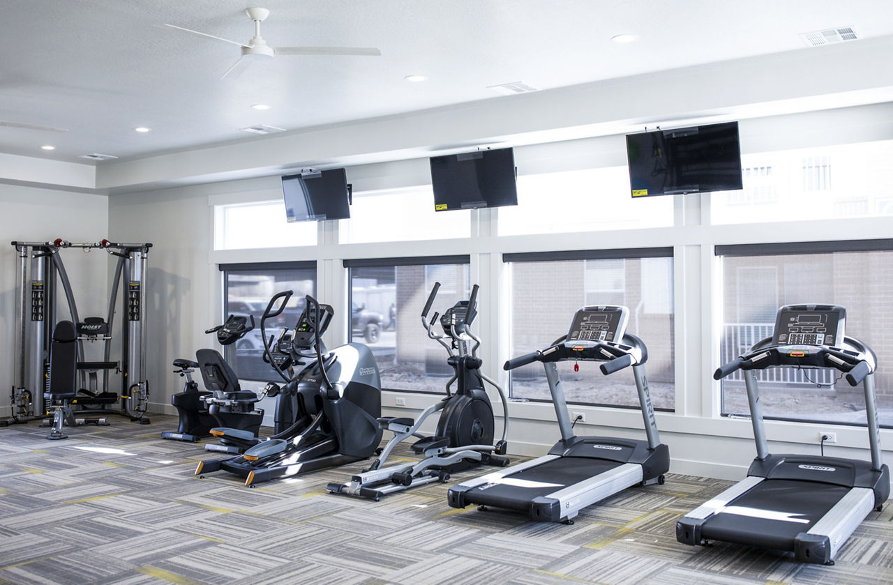 Gym at Mirella At Foxboro (2 of 3)