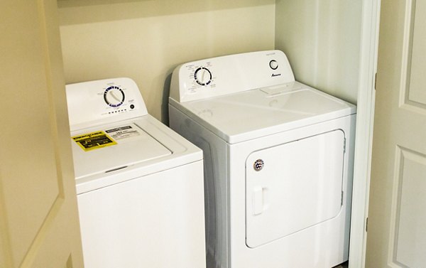 laundry room at Mirella at Foxboro Apartments