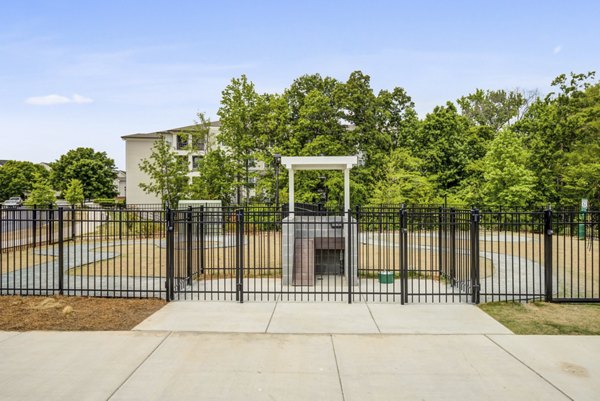 dog park at Broadstone Ayrsley Apartments