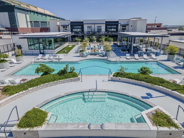 pool at The Battery Apartments