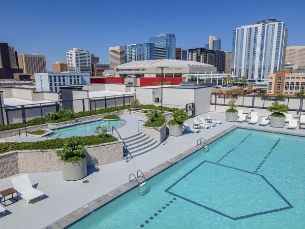 pool at The Battery Apartments