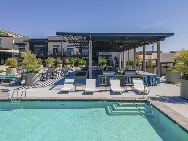 pool at The Battery Apartments