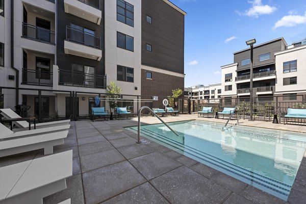 pool at The Battery Apartments