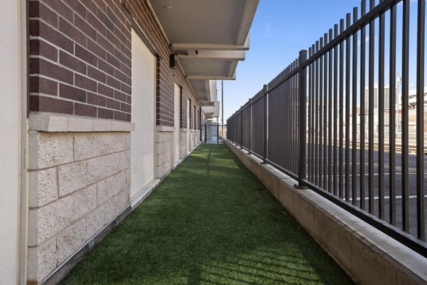 dog park at The Battery Apartments