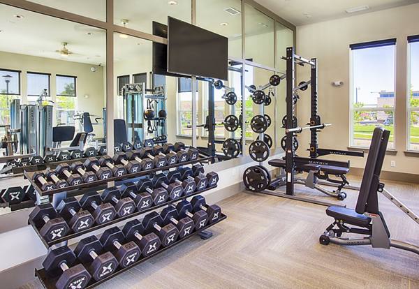 fitness center at The Range at Reunion Apartments