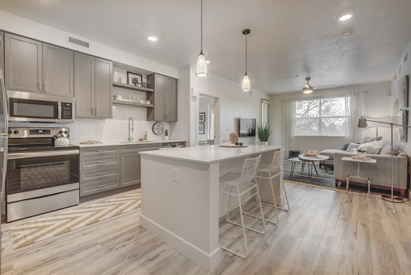 kitchen at Harmony3900 Apartments