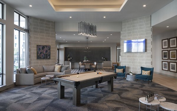 clubhouse game room at Bellrock La Frontera Apartments