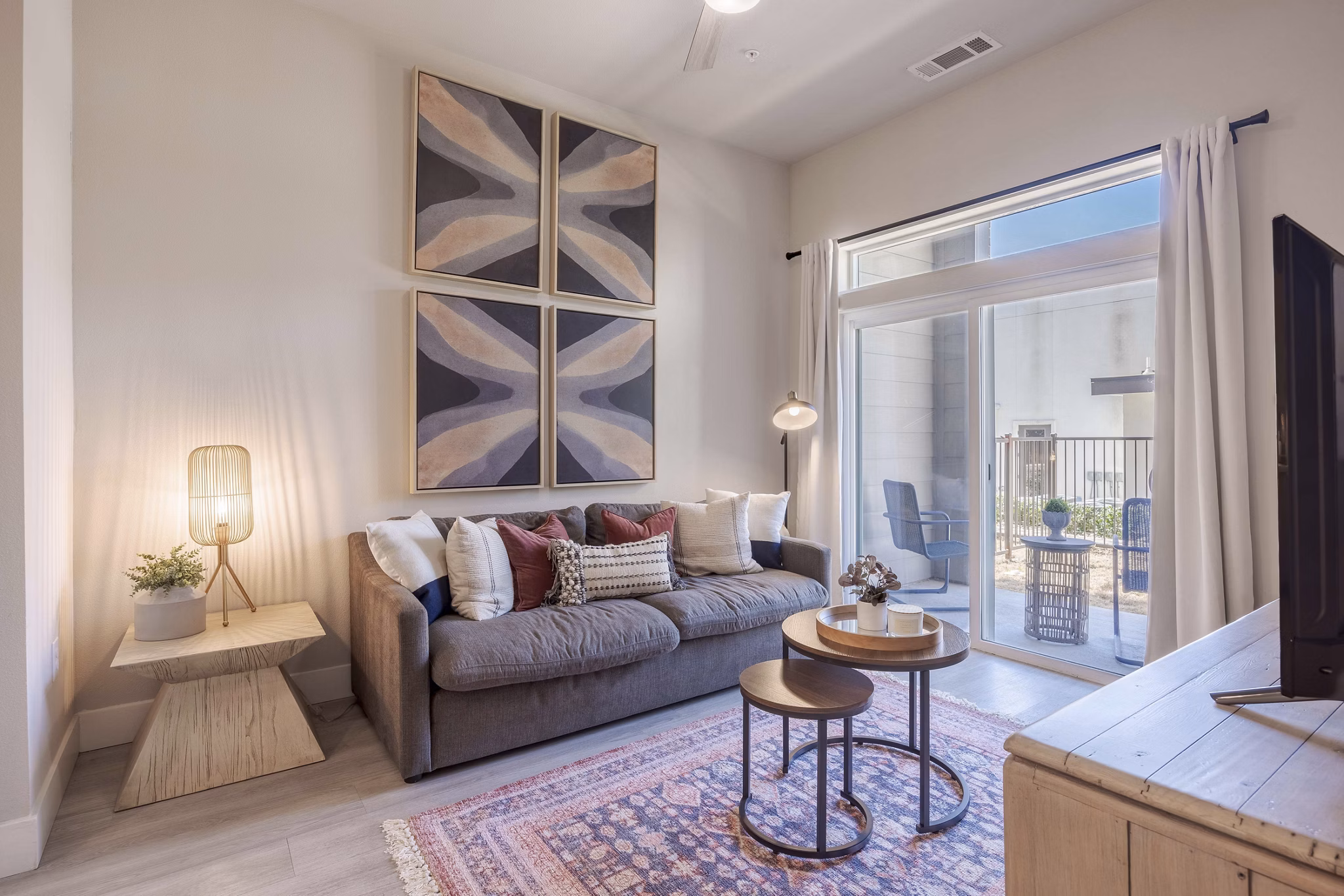 living room at Bellrock La Frontera Apartments 
