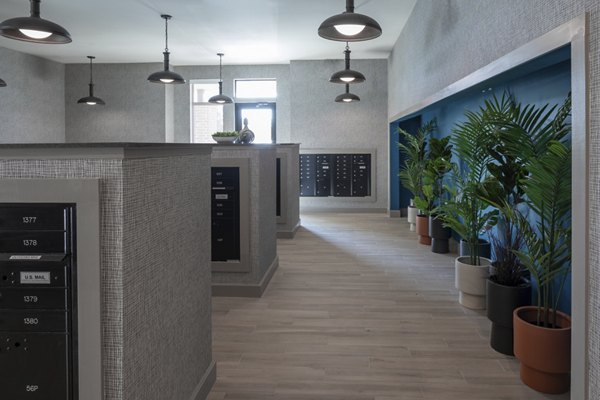 mail room at Bellrock La Frontera Apartments 